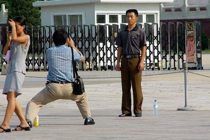 Смешные фотографии, как китайские туристы снимают достопримечательности