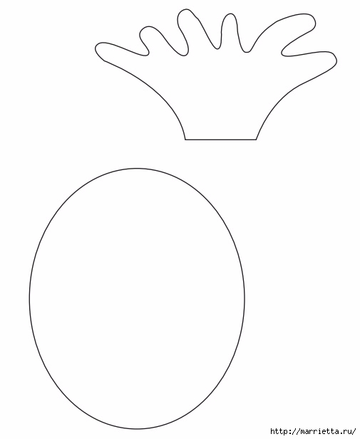 Сервировочные салфетки и подстаканники «ананас» в технике пэчворк (5) (505x617, 37Kb)