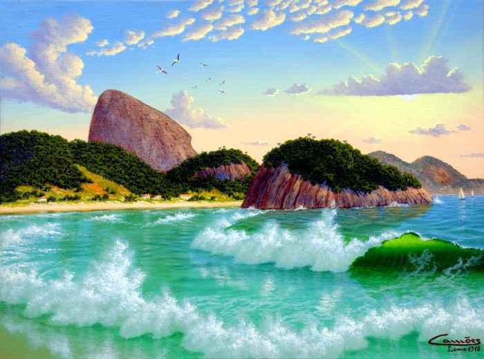 Эдуарду Камоэш: Тропический рай на «пышных» картинах художника