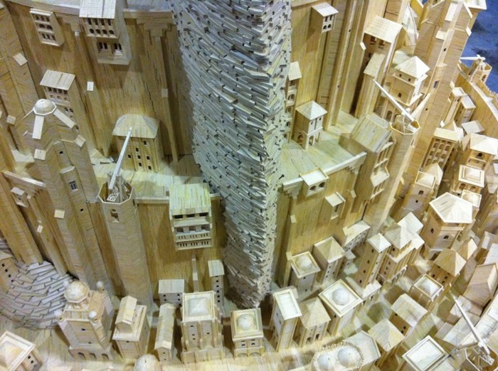 Города из спичек: удивительное хобби скульптора Патрика Актона