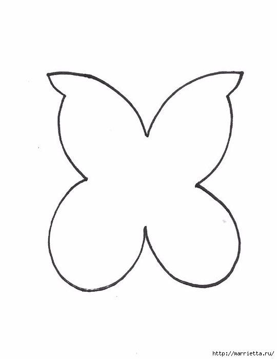 Порхающие фетровые бабочки - мобиль для детской кроватки (4) (540x700, 47Kb)