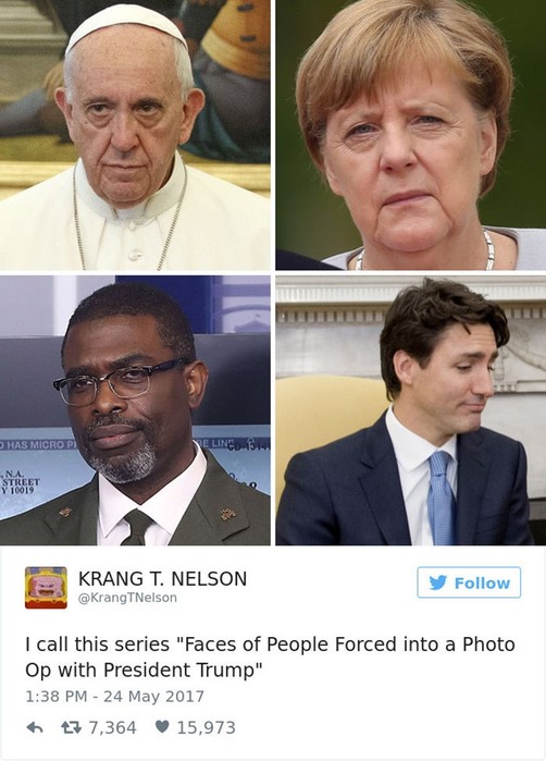 Социальные сети активно обсуждают визит Трампа в Ватикан