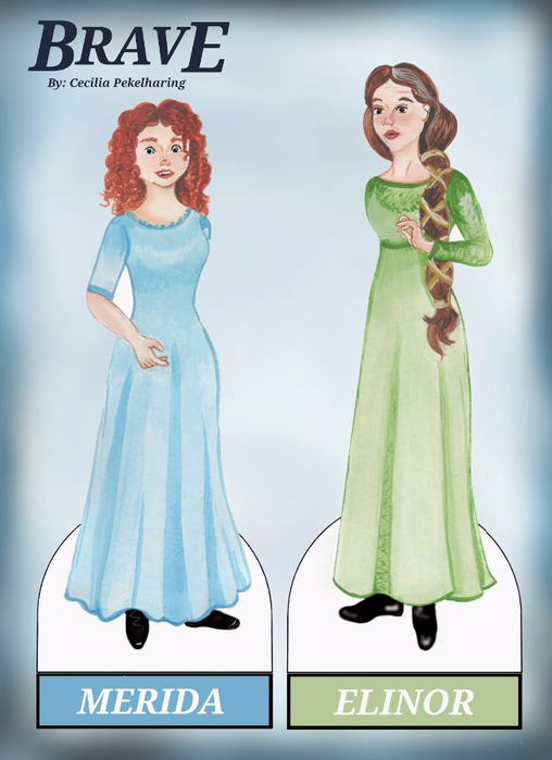 Brave Merida and her mother (508x700, 274Kb)