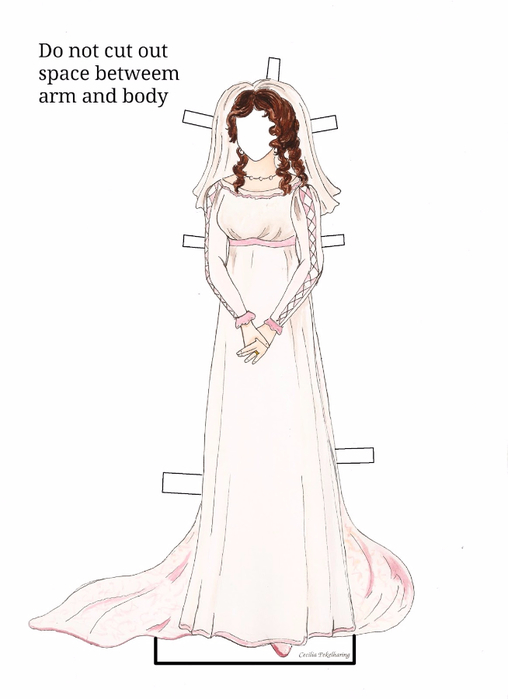 Kitty Charing Paper Doll Wedding Dress 1 (508x700, 126Kb)