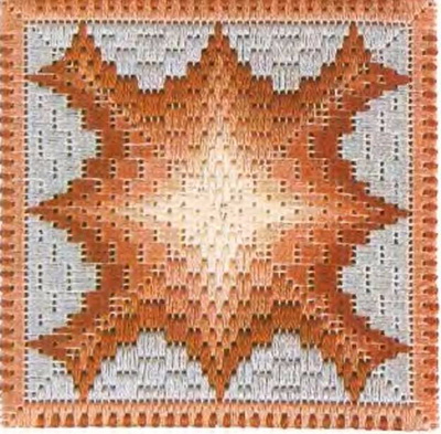 Флорентийская вышивка в технике барджелло (9) (400x393, 199Kb)