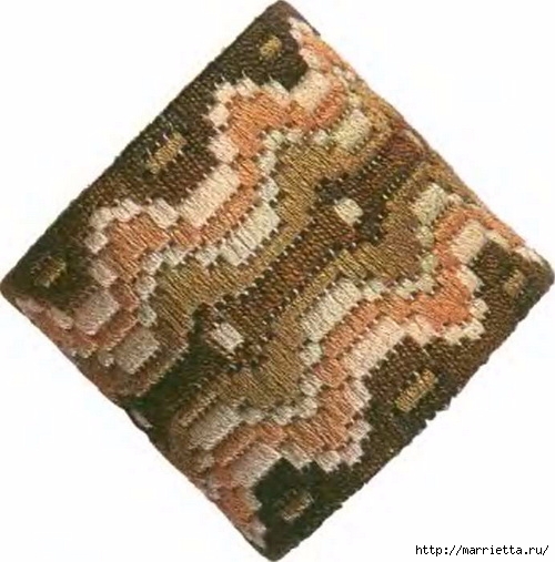 Флорентийская вышивка в технике барджелло (17) (500x507, 144Kb)