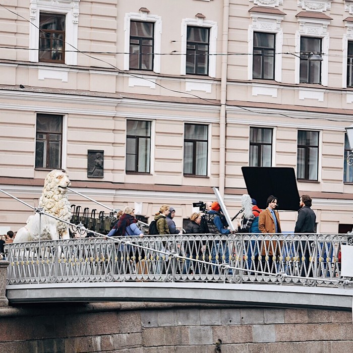 Киану Ривз на улицах Санкт Петербурга (фото)