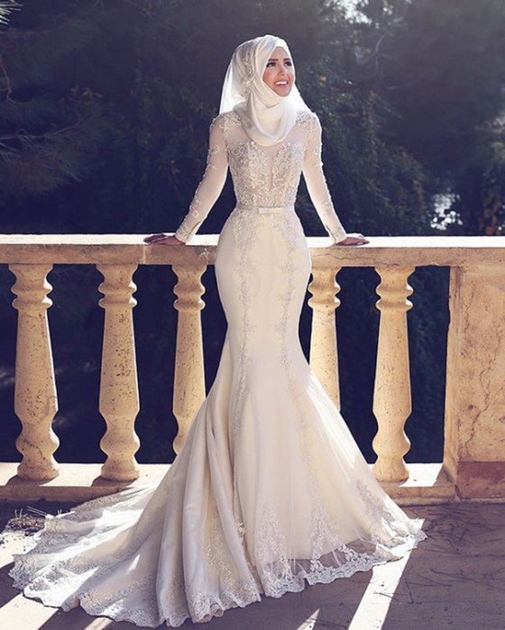 Женщина в исламе: 25 фотографий мусульманских невест в свадебных хиджабах
