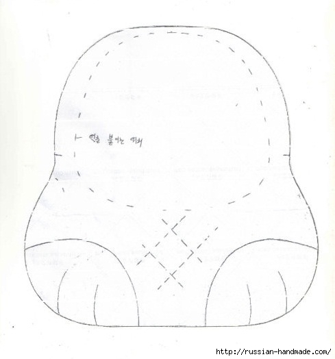 Шитье детского рюкзака из старых джинсов (4) (489x524, 74Kb)