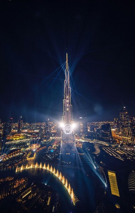 Новогоднее световое шоу в Дубае попало в Книгу рекордов Гиннесса