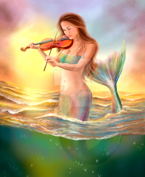 beautiful_woman_fantasy_mermaid_plays_on_violin_by_alenalazareva-d98plis (575x700, 401Kb)