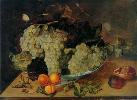 isaac-soreau-still-life-of-grapes-in-a-wan-li-blue-and-white-porcelain-bowl,-nuts,-apricots,-a-plum-and (480x351, 64Kb)