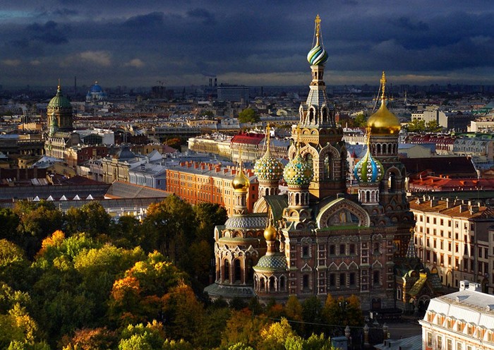 Фотографии Санкт Петербурга — вид сверху