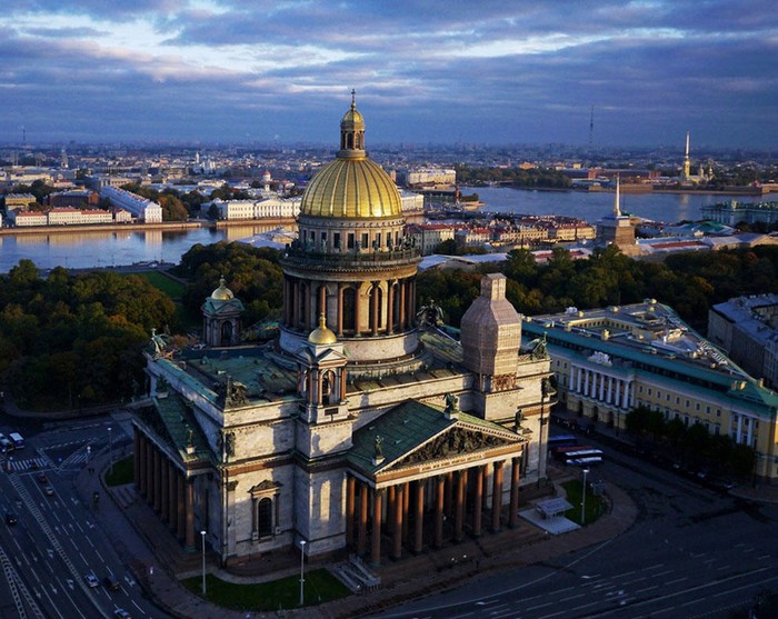 Фотографии Санкт Петербурга — вид сверху