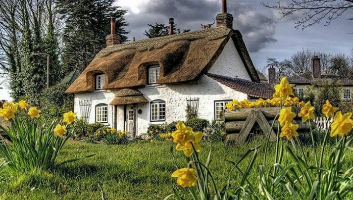 Сказочное графство Девоншир: фотографии красивых английских домиков