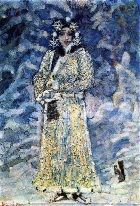 Снегурочка - известная картина Михаила Врубеля. 1890