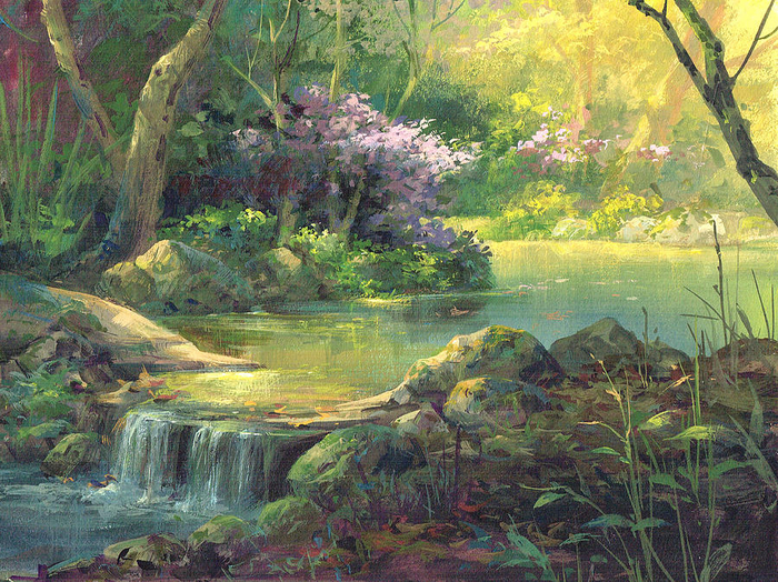 the-quiet-creek-michael-humphries (700x524, 633Kb)