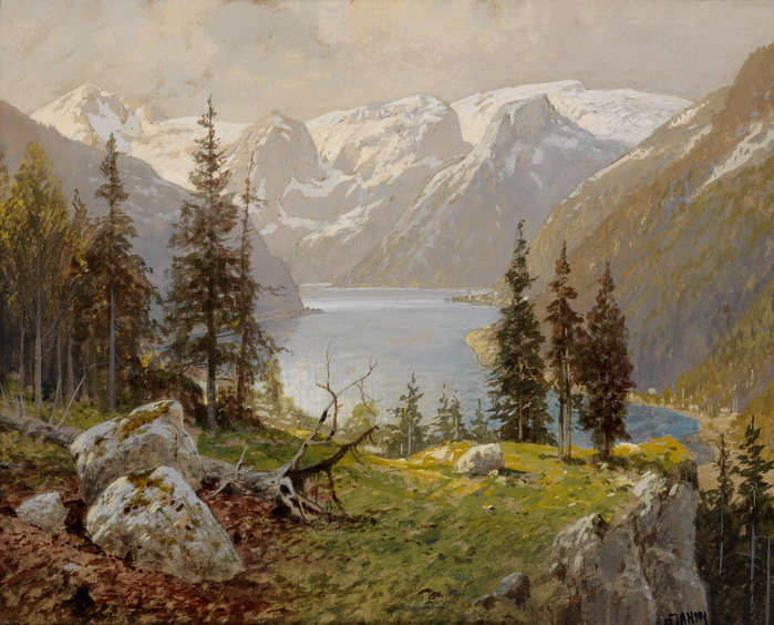 Georg_Janny_Hallstädter_See (700x564, 529Kb)