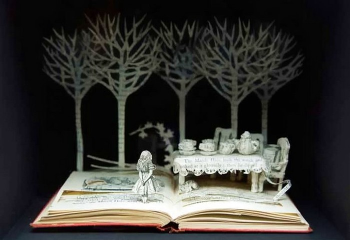 Сью Блэквелл и ее бумажные скульптуры из старых книг