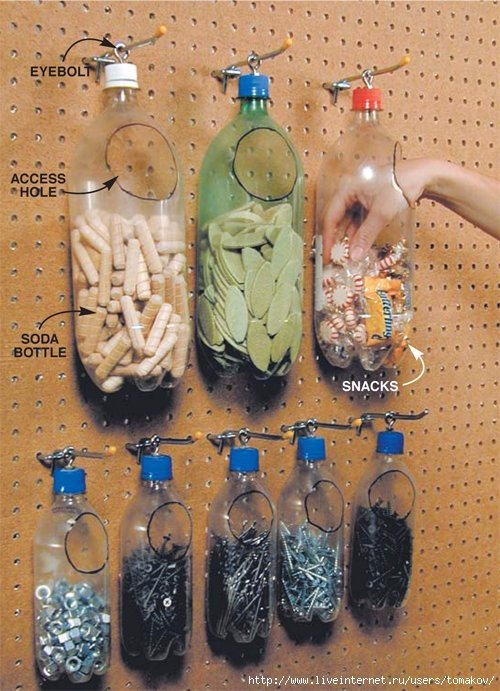 Лайфхак как использовать пластиковую бутылку, что делать с платиковыми бутылками,