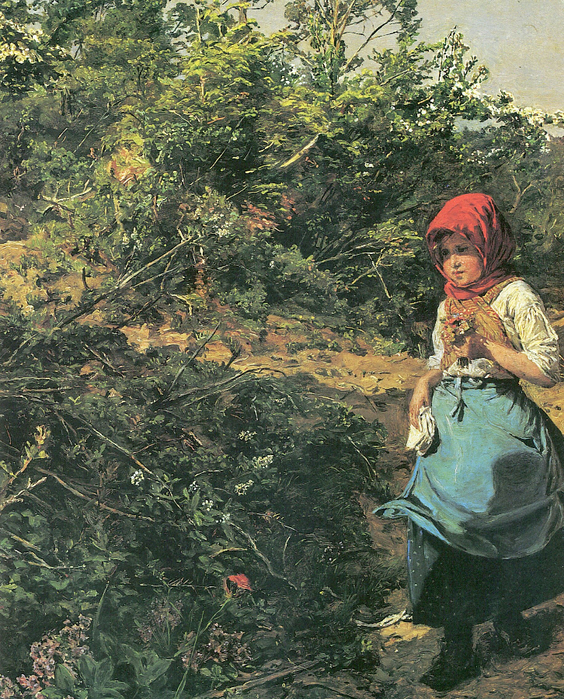 Kirchgang im Frühling, Detail (564x700, 708Kb)