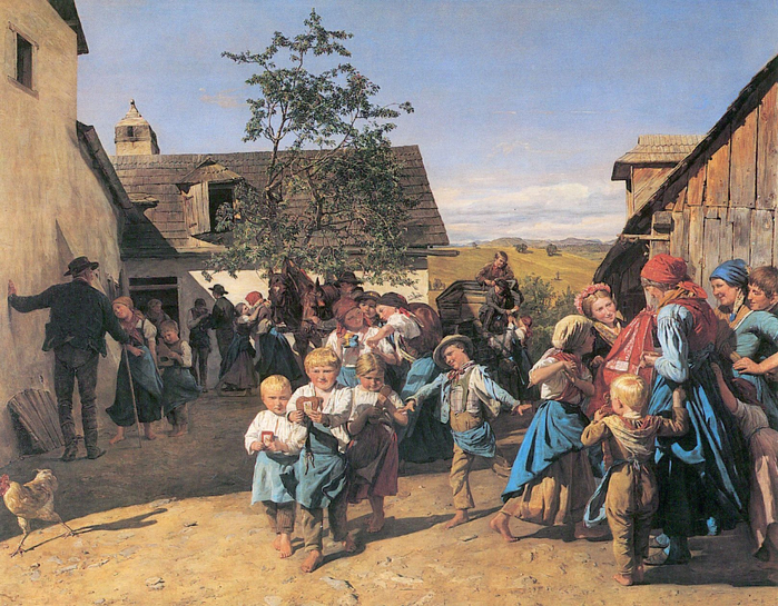 Heimkehr vom Kirchweihfest (700x545, 560Kb)