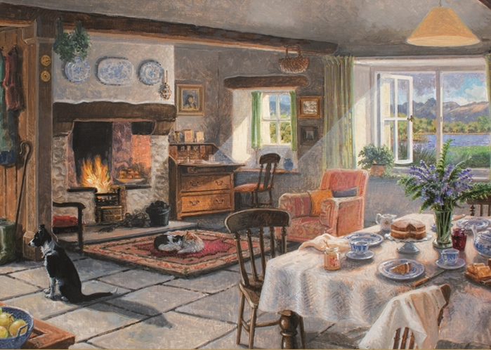 Stephen Darbishire 1940 - British Interiors and Landscape painter - Tutt'Art@ (30) (700x498, 419Kb)