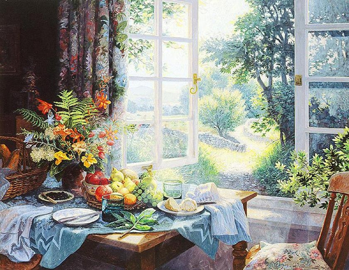 Stephen Darbishire 1940 - British Interiors and Landscape painter - Tutt'Art@ (40) (700x541, 524Kb)