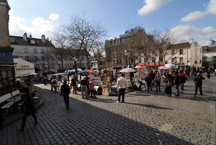 alt="Монмартр (Montmartre). Париж. Франция"