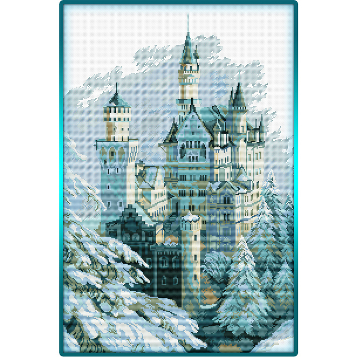 Castle in Winter (700x700, 576Kb)