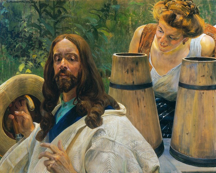 Яцек Мальчевский Христос и самаритянка.2 (700x560, 121Kb)