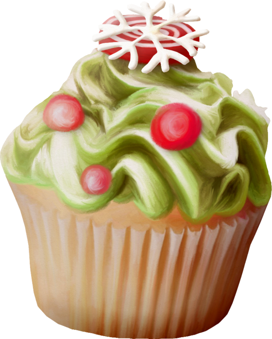 NLD Christmas Cupcake (560x700, 451Kb)