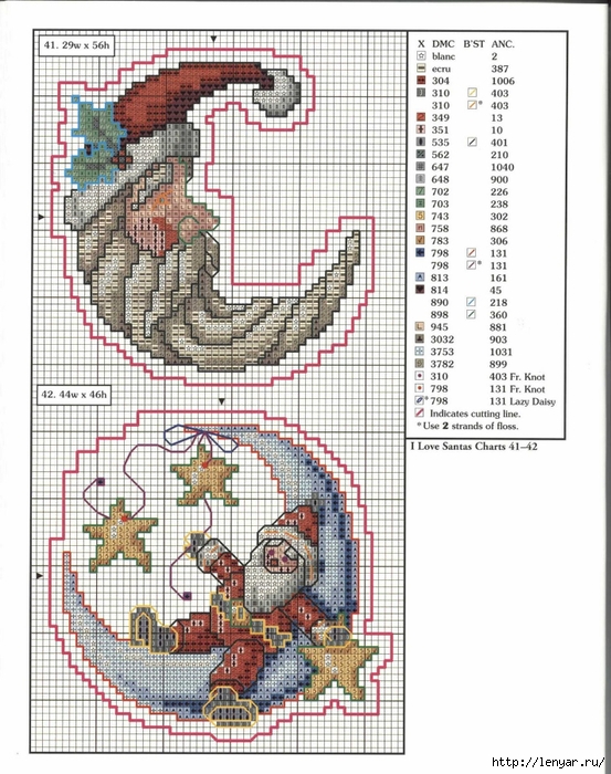 78 xmas ornaments charts 41-42 (553x700, 319Kb)