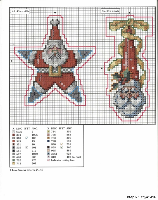 78 xmas ornaments charts 45-46 (553x700, 275Kb)