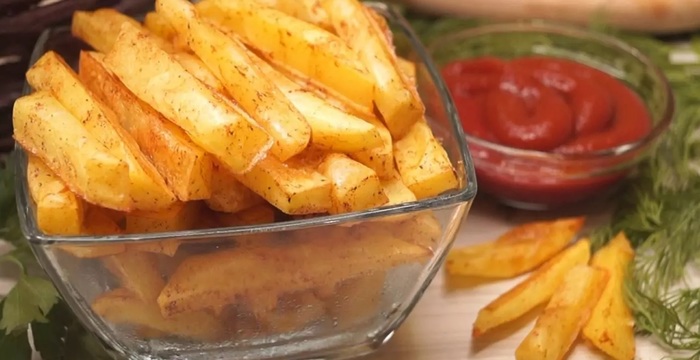 Простой рецепт картошки фри без капли масла
