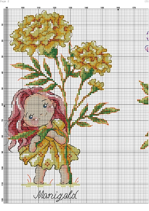 Birthday Flowers (DMC)-002 (494x700, 417Kb)