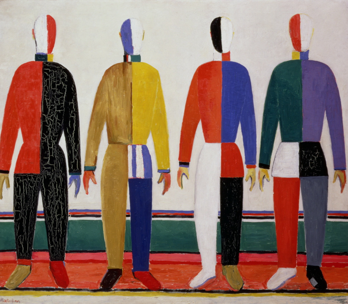 46 Казимир Малевич. Спортсмены. 1930–1931. Государственный Русский музей, Санкт-Петербург (700x612, 696Kb)