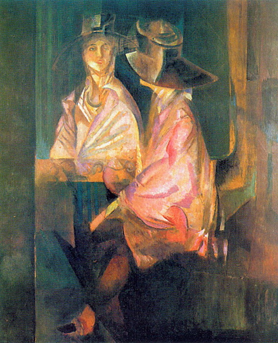 102 Георгий Якулов. Портрет А.Г. Коонен. 1920 (567x700, 196Kb)