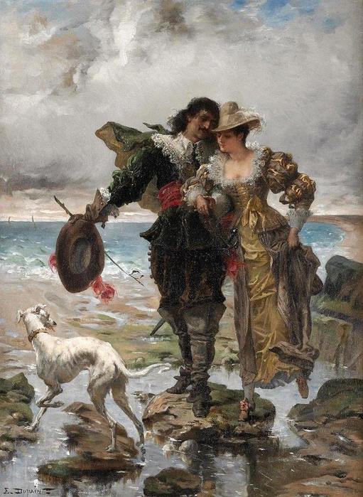 дв художник Edmond-Louis Dupain. (511x700, 71Kb)