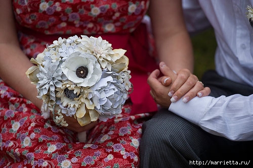 Свадебные букеты для невесты своими руками (18) (500x333, 132Kb)