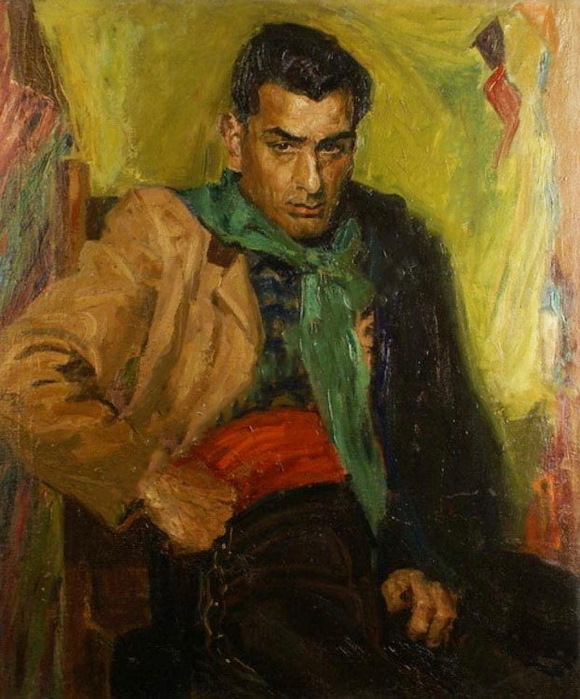 --- 1945 Портрет артиста театра Ромэн С.Ф. Шишкова. Х, м. 83×70 см — копия (580x700, 134Kb)