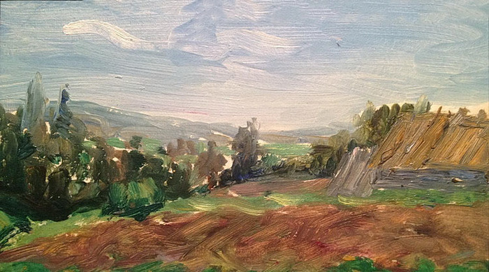 1940-е За околицей (700x389, 125Kb)