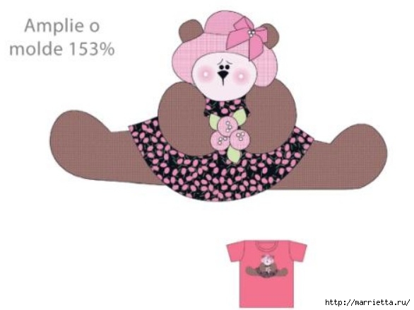 Аппликация медвежонка для детской футболки (1) (586x438, 71Kb)