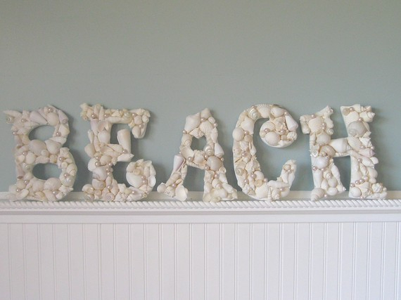 Красивый декор из морских ракушек от Beach Grass Cottage (15) (570x427, 129Kb)