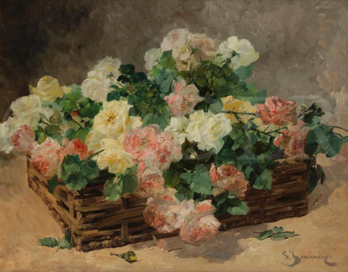 GEORGES-JEANNIN-(1841-1925)-PANIER-DE-ROSES-HUILE-SUR-TOILE.-SIGNEE-EN-BAS-A-DROITE.&HELLIP- (700x547, 366Kb)