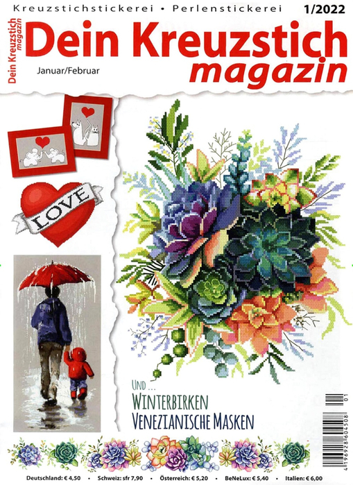 Dein Kreuzstich Magazin №1 2022 (2) (509x700, 433Kb)