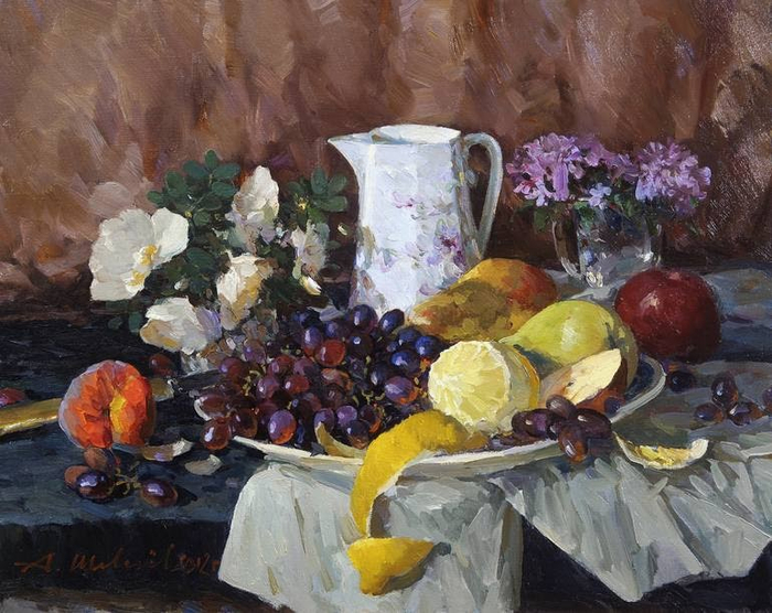 Still-life-with-a-white-coffee-pot (700x556, 415Kb)