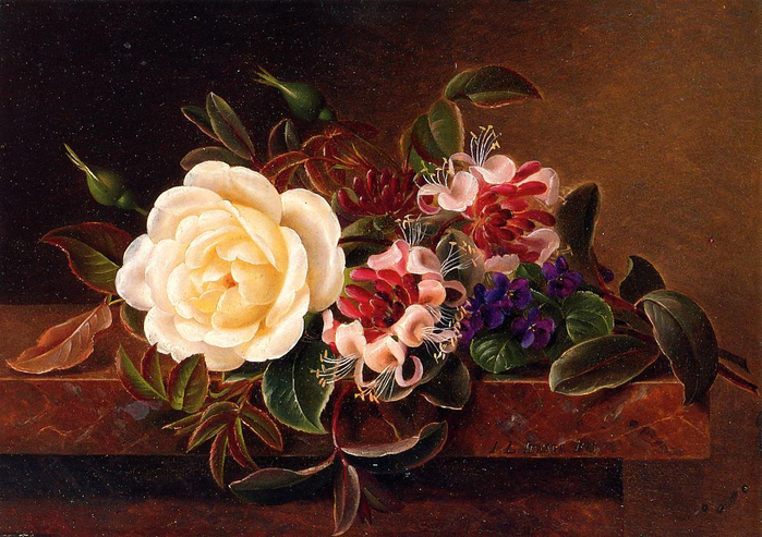 1352936482-still-life-with-a-rose-and-violets-on-a-marble-ledge (700x493, 442Kb)