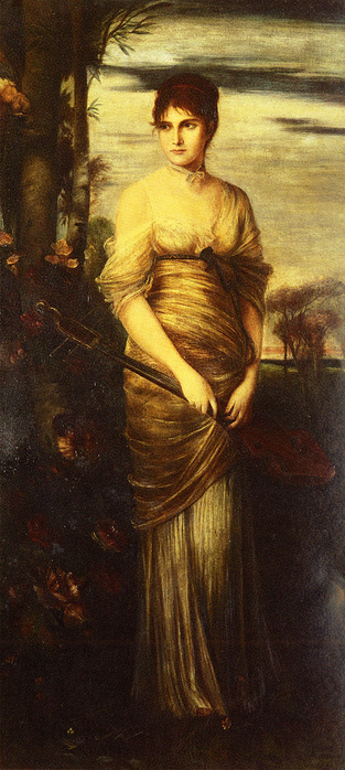 .       Portrait Of A Lady With A Mandolin (313x700, 149Kb)