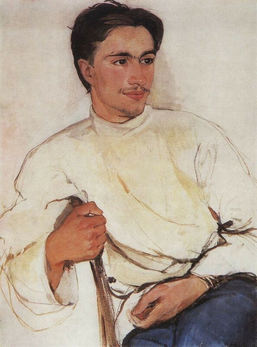 Портрет студента. 1909 год (518x700, 343Kb)